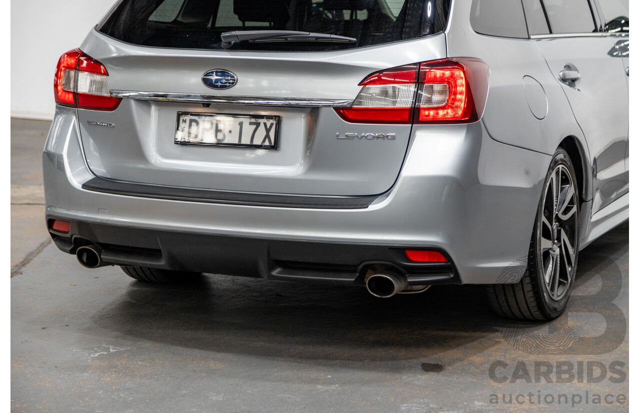 07/2016 Subaru Levorg 2.0 GT-S (AWD) VM MY16 4d Wagon Ice Silver Metallic Turbo 2.0L