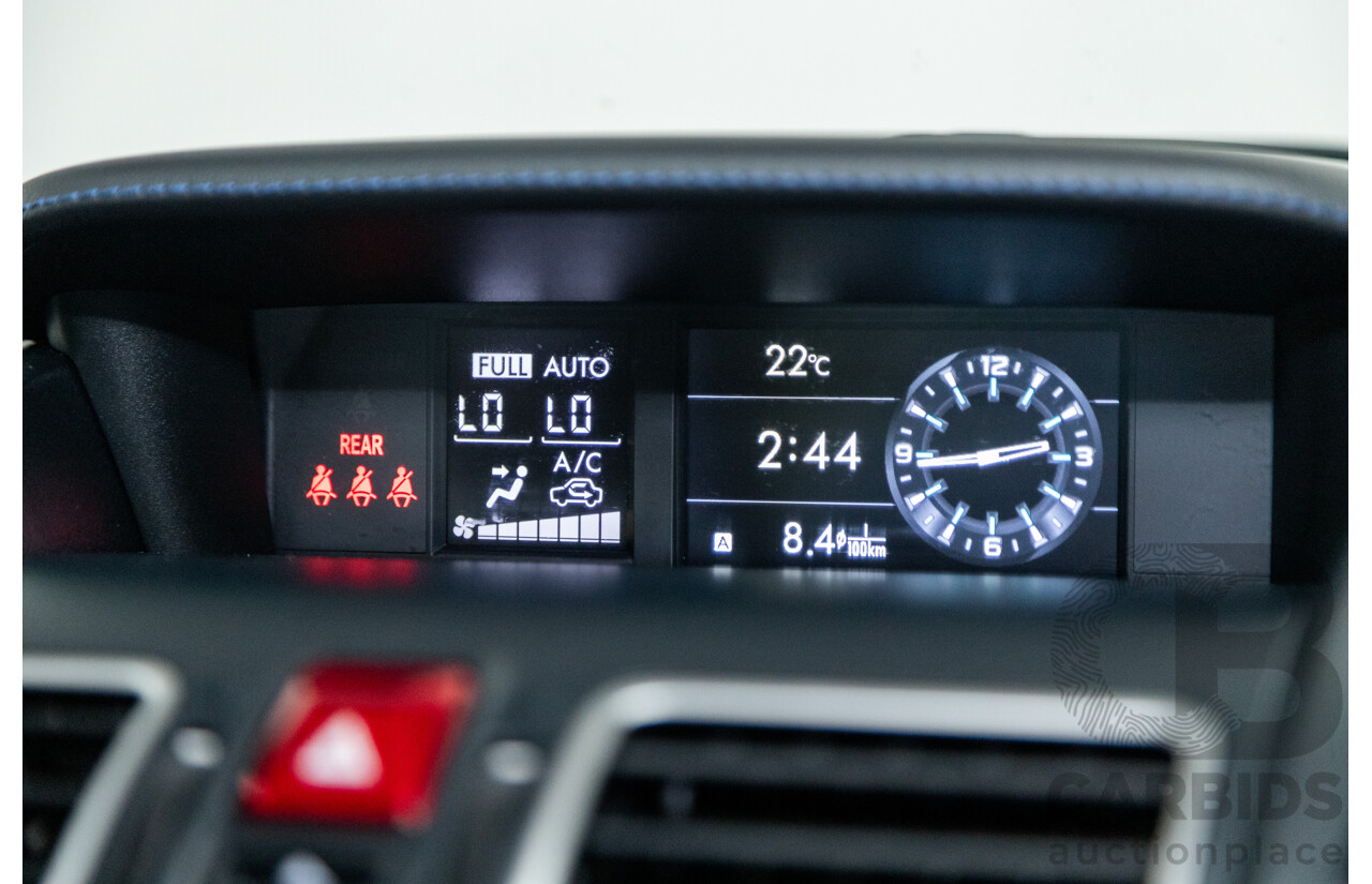 07/2016 Subaru Levorg 2.0 GT-S (AWD) VM MY16 4d Wagon Ice Silver Metallic Turbo 2.0L