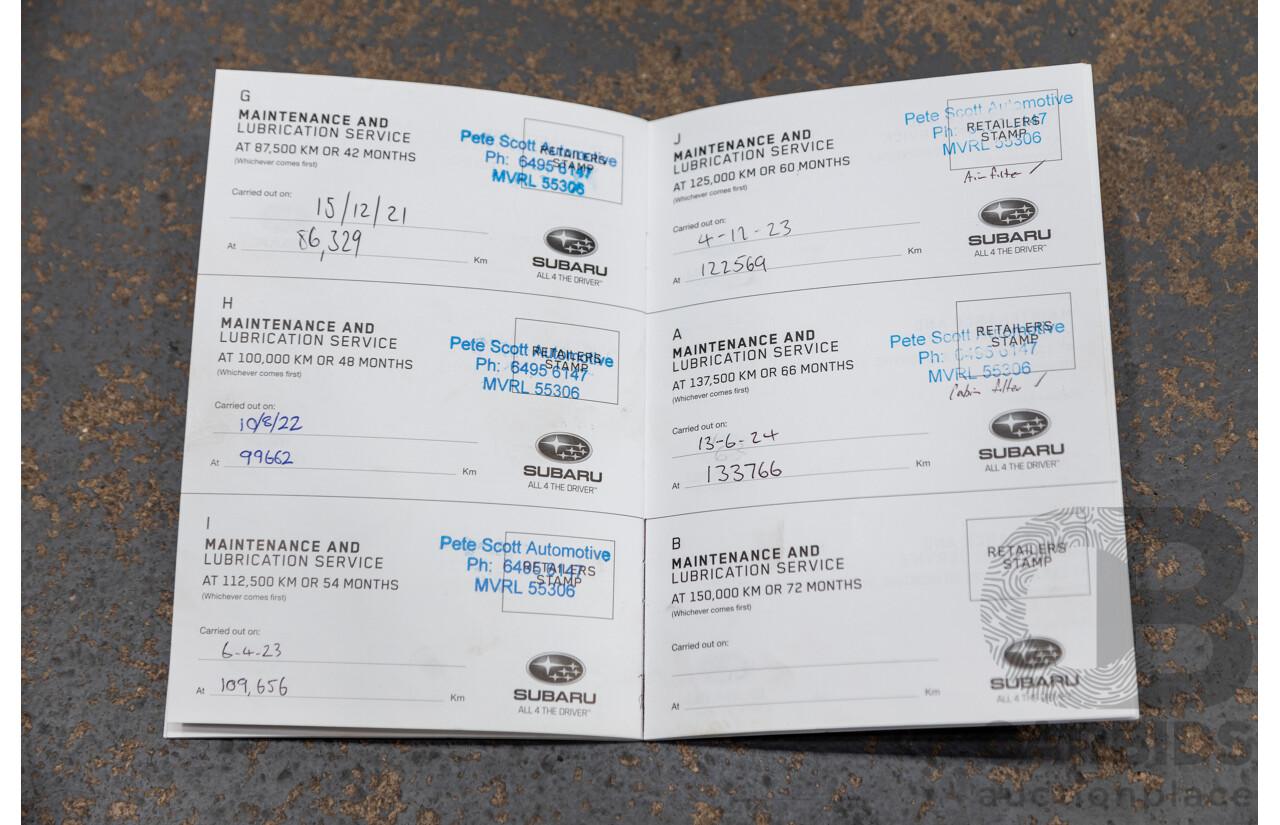 07/2016 Subaru Levorg 2.0 GT-S (AWD) VM MY16 4d Wagon Ice Silver Metallic Turbo 2.0L