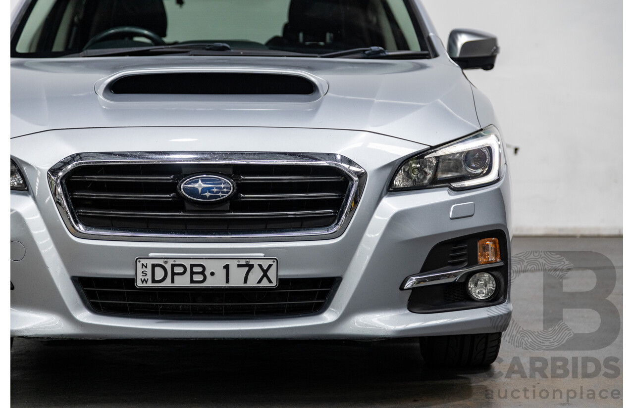 07/2016 Subaru Levorg 2.0 GT-S (AWD) VM MY16 4d Wagon Ice Silver Metallic Turbo 2.0L