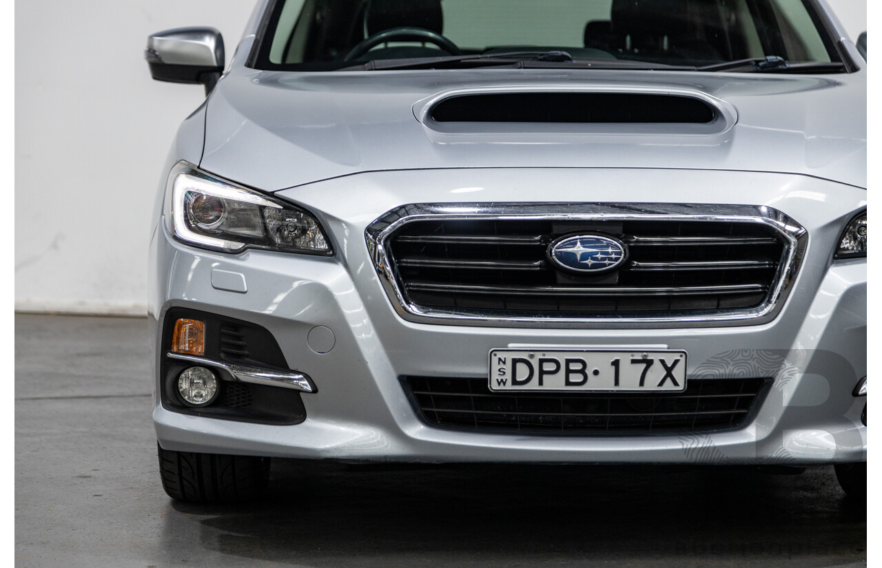 07/2016 Subaru Levorg 2.0 GT-S (AWD) VM MY16 4d Wagon Ice Silver Metallic Turbo 2.0L