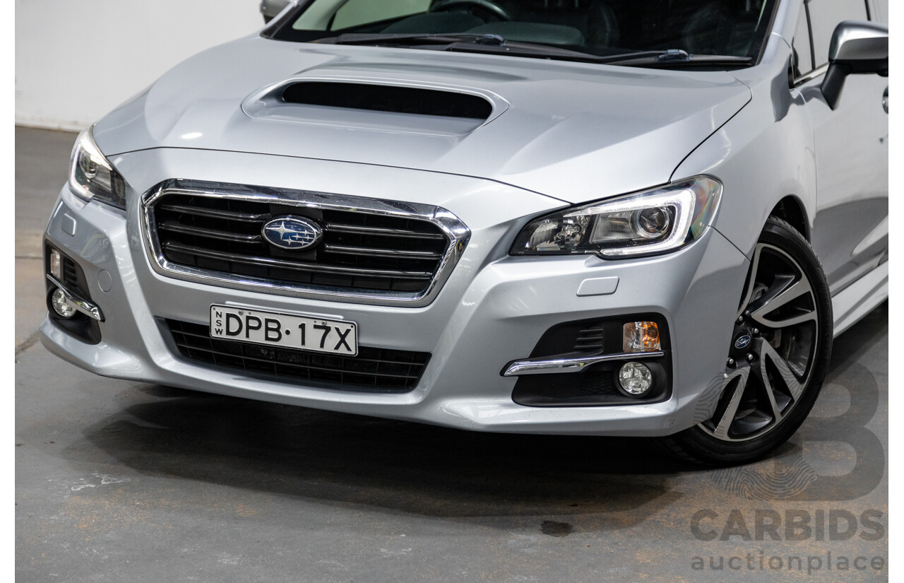 07/2016 Subaru Levorg 2.0 GT-S (AWD) VM MY16 4d Wagon Ice Silver Metallic Turbo 2.0L