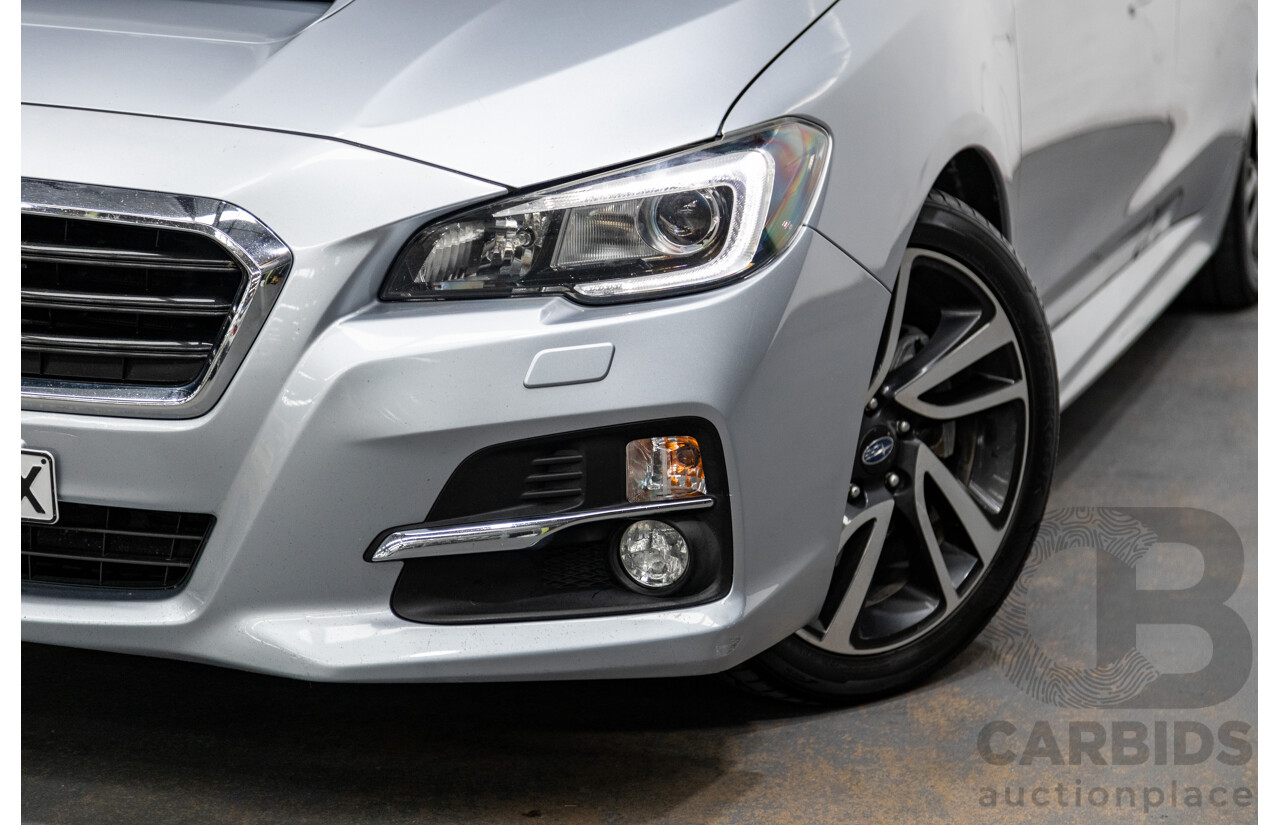 07/2016 Subaru Levorg 2.0 GT-S (AWD) VM MY16 4d Wagon Ice Silver Metallic Turbo 2.0L