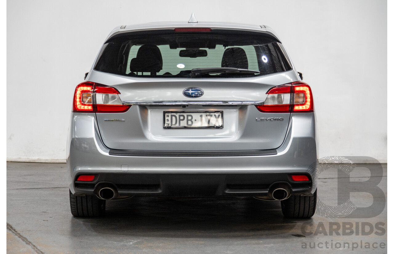 07/2016 Subaru Levorg 2.0 GT-S (AWD) VM MY16 4d Wagon Ice Silver Metallic Turbo 2.0L