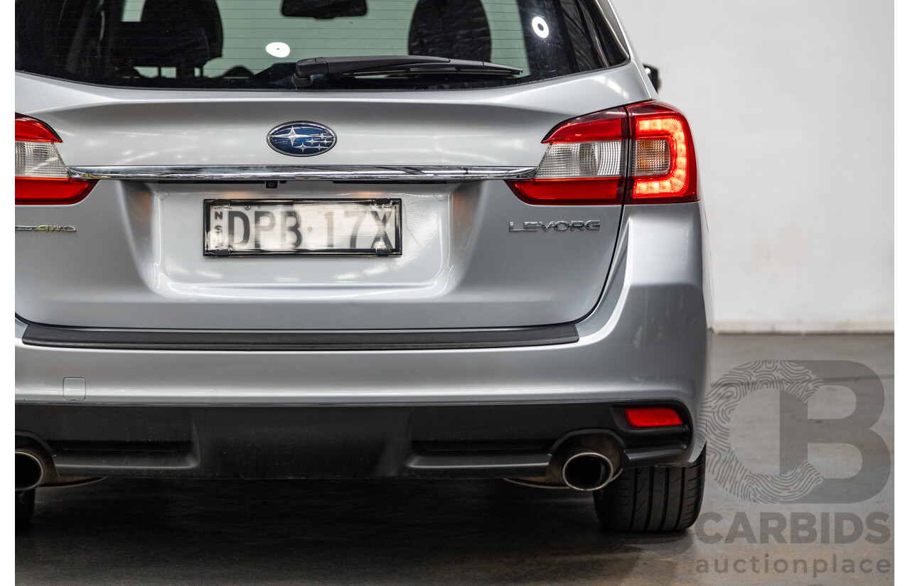 07/2016 Subaru Levorg 2.0 GT-S (AWD) VM MY16 4d Wagon Ice Silver Metallic Turbo 2.0L