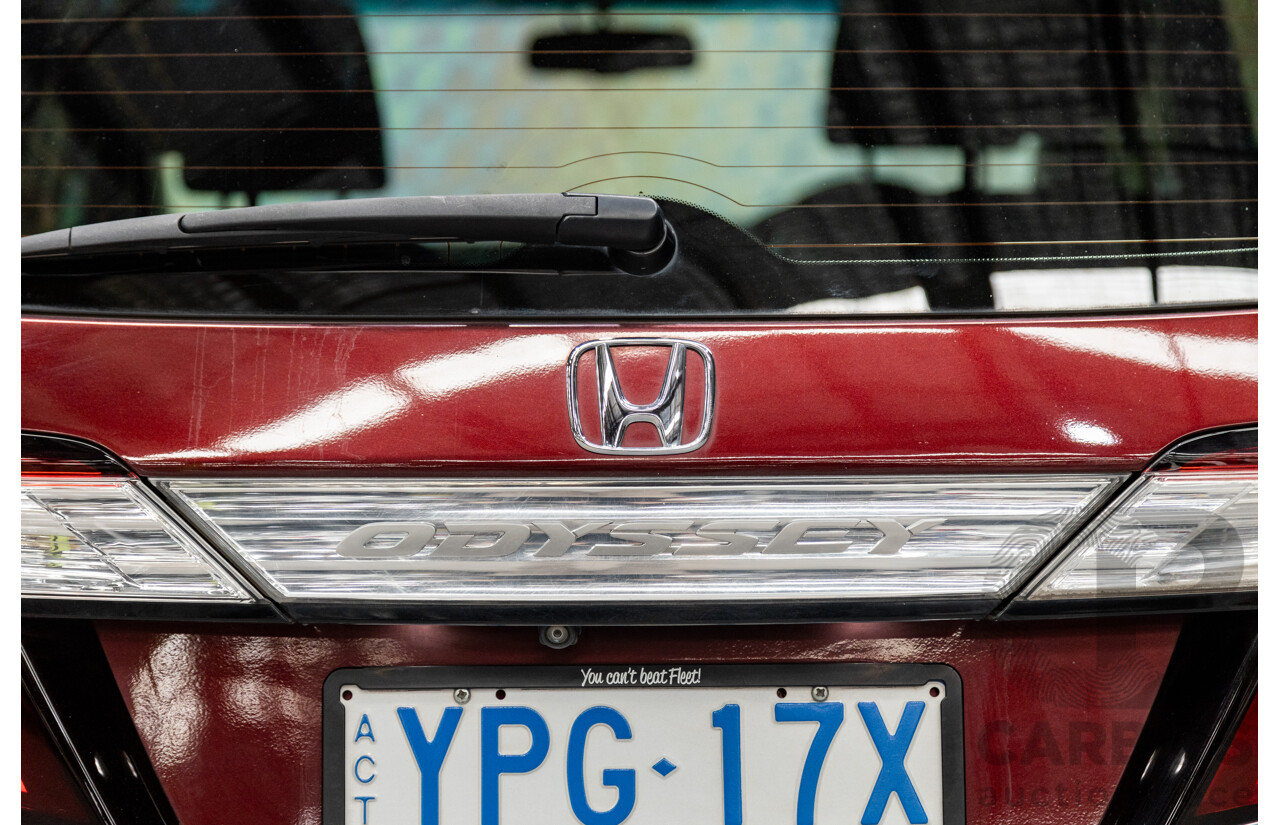 6/2016 Honda Odyssey Vti-L RC MY16 4d Wagon Carnelian Red 2.4L - 7 Seater