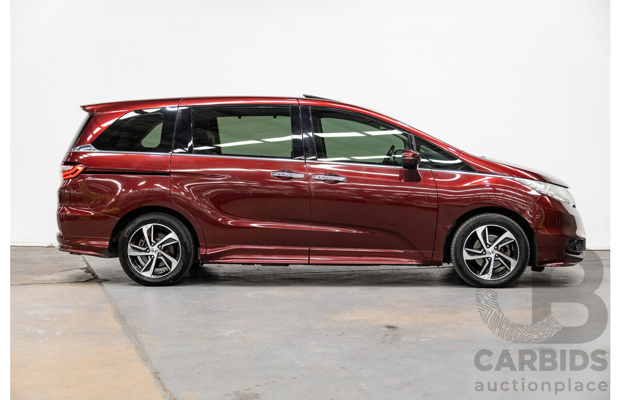 6/2016 Honda Odyssey Vti-L RC MY16 4d Wagon Carnelian Red 2.4L - 7 Seater