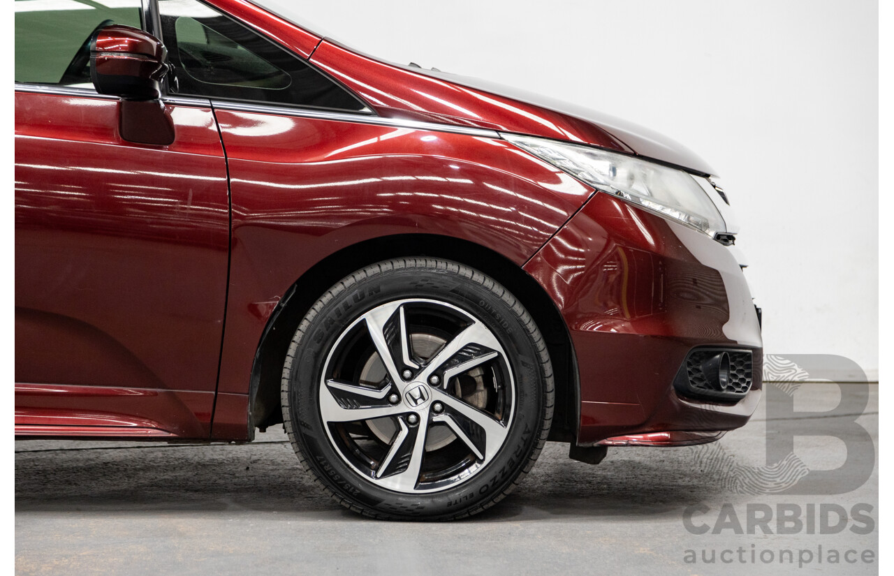 6/2016 Honda Odyssey Vti-L RC MY16 4d Wagon Carnelian Red 2.4L - 7 Seater
