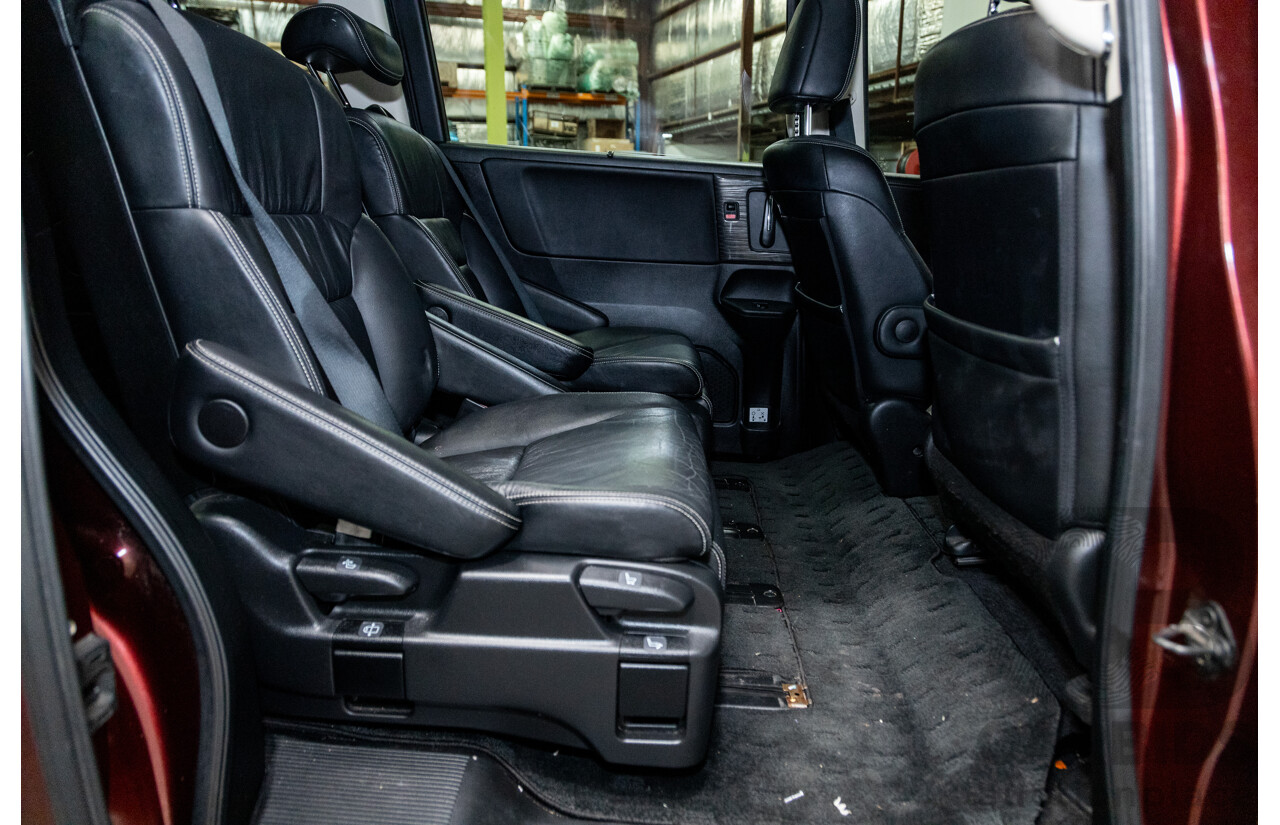 6/2016 Honda Odyssey Vti-L RC MY16 4d Wagon Carnelian Red 2.4L - 7 Seater