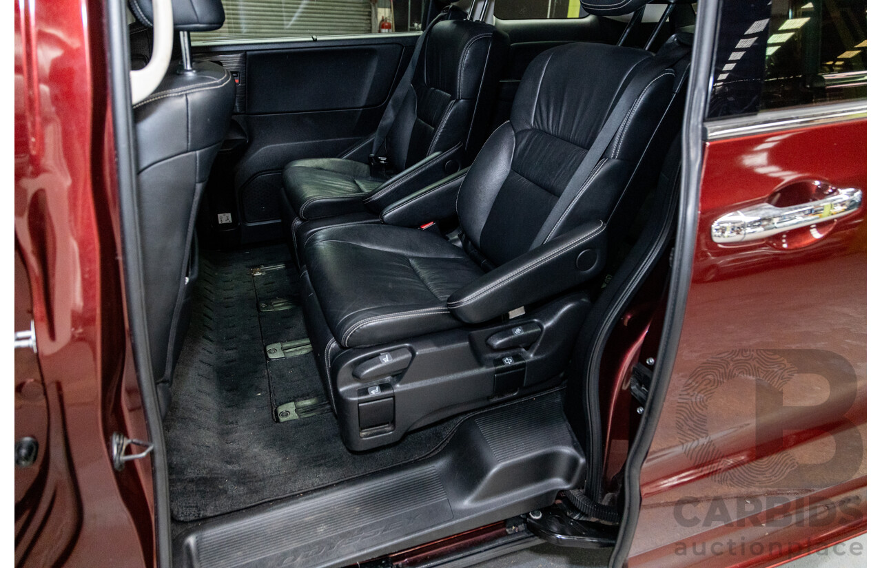 6/2016 Honda Odyssey Vti-L RC MY16 4d Wagon Carnelian Red 2.4L - 7 Seater