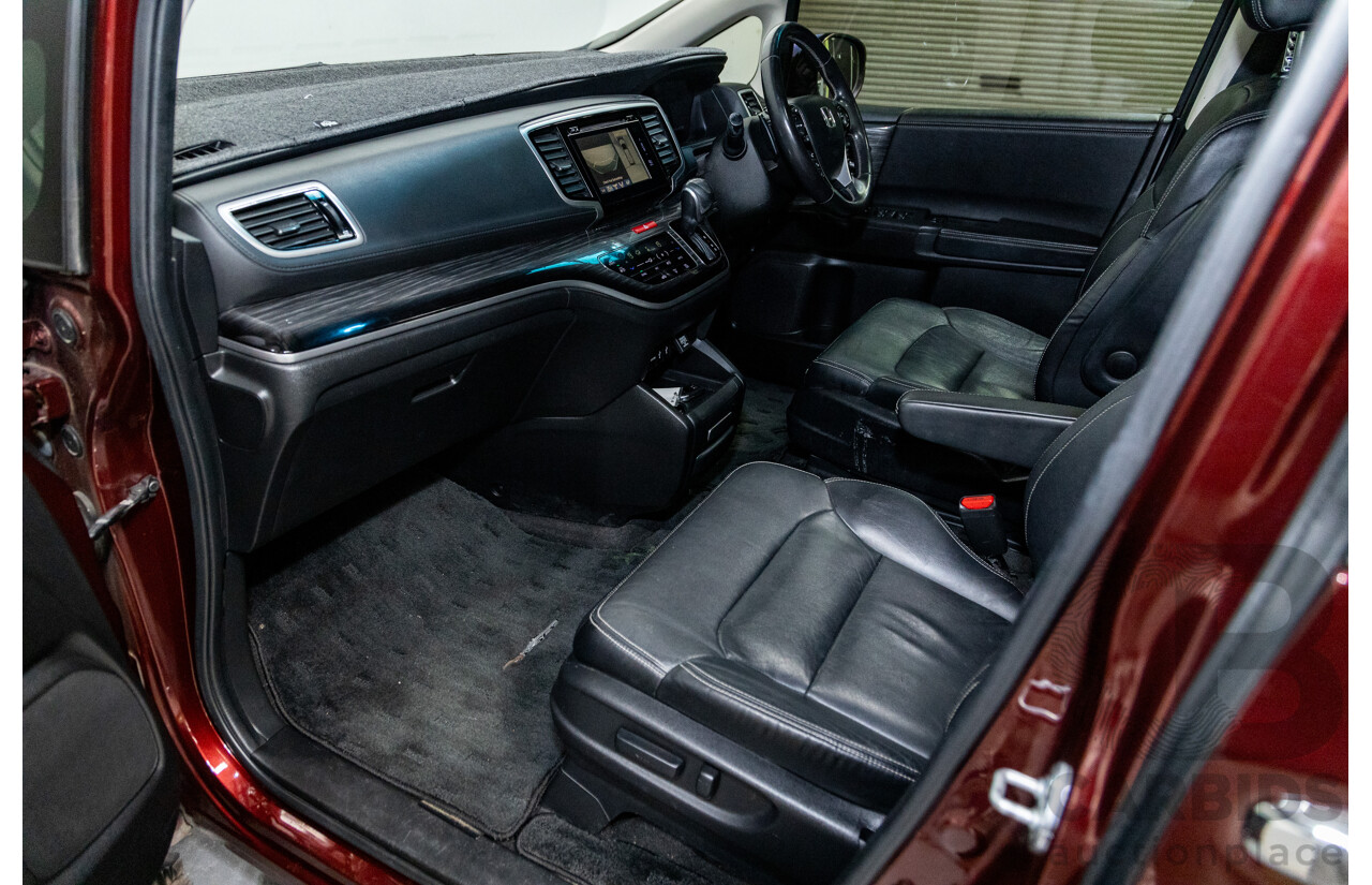 6/2016 Honda Odyssey Vti-L RC MY16 4d Wagon Carnelian Red 2.4L - 7 Seater