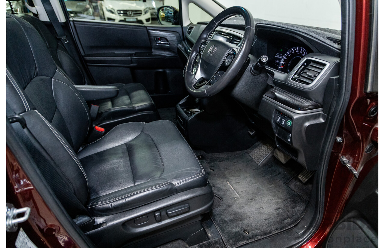 6/2016 Honda Odyssey Vti-L RC MY16 4d Wagon Carnelian Red 2.4L - 7 Seater