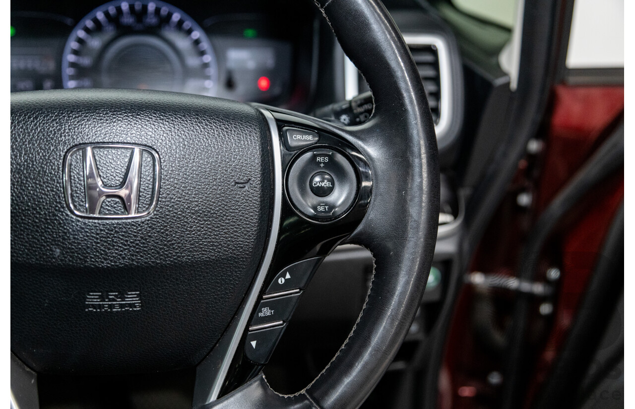 6/2016 Honda Odyssey Vti-L RC MY16 4d Wagon Carnelian Red 2.4L - 7 Seater