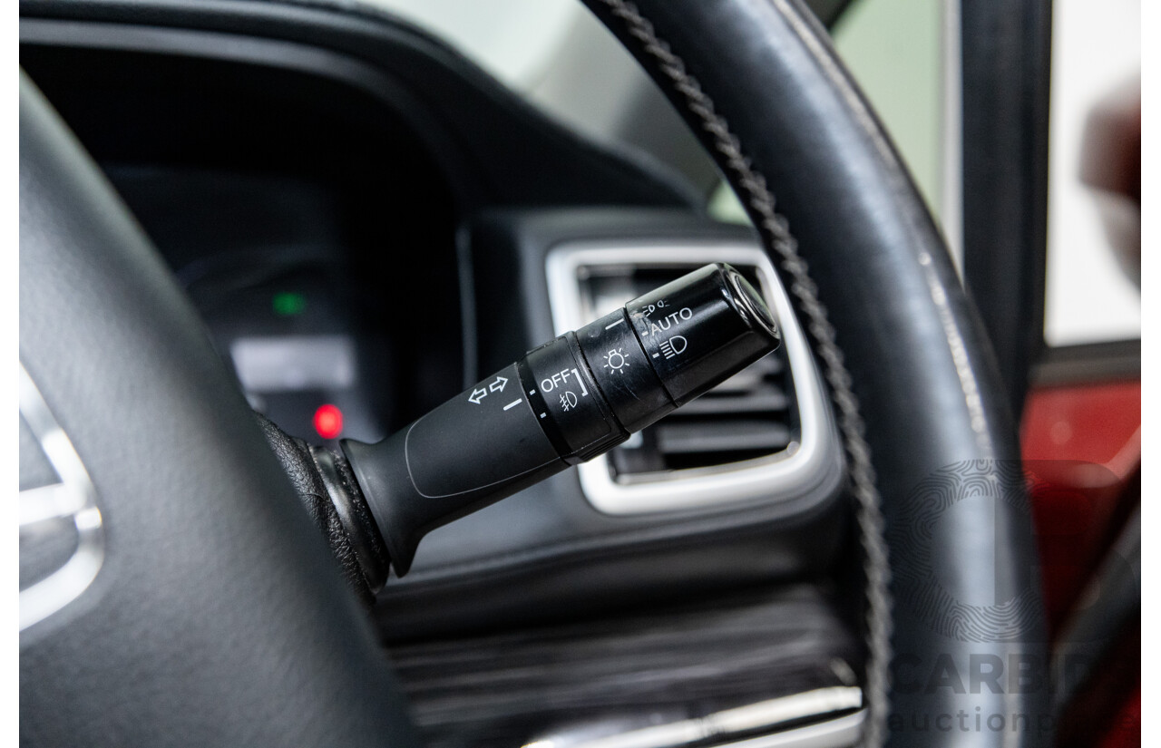 6/2016 Honda Odyssey Vti-L RC MY16 4d Wagon Carnelian Red 2.4L - 7 Seater