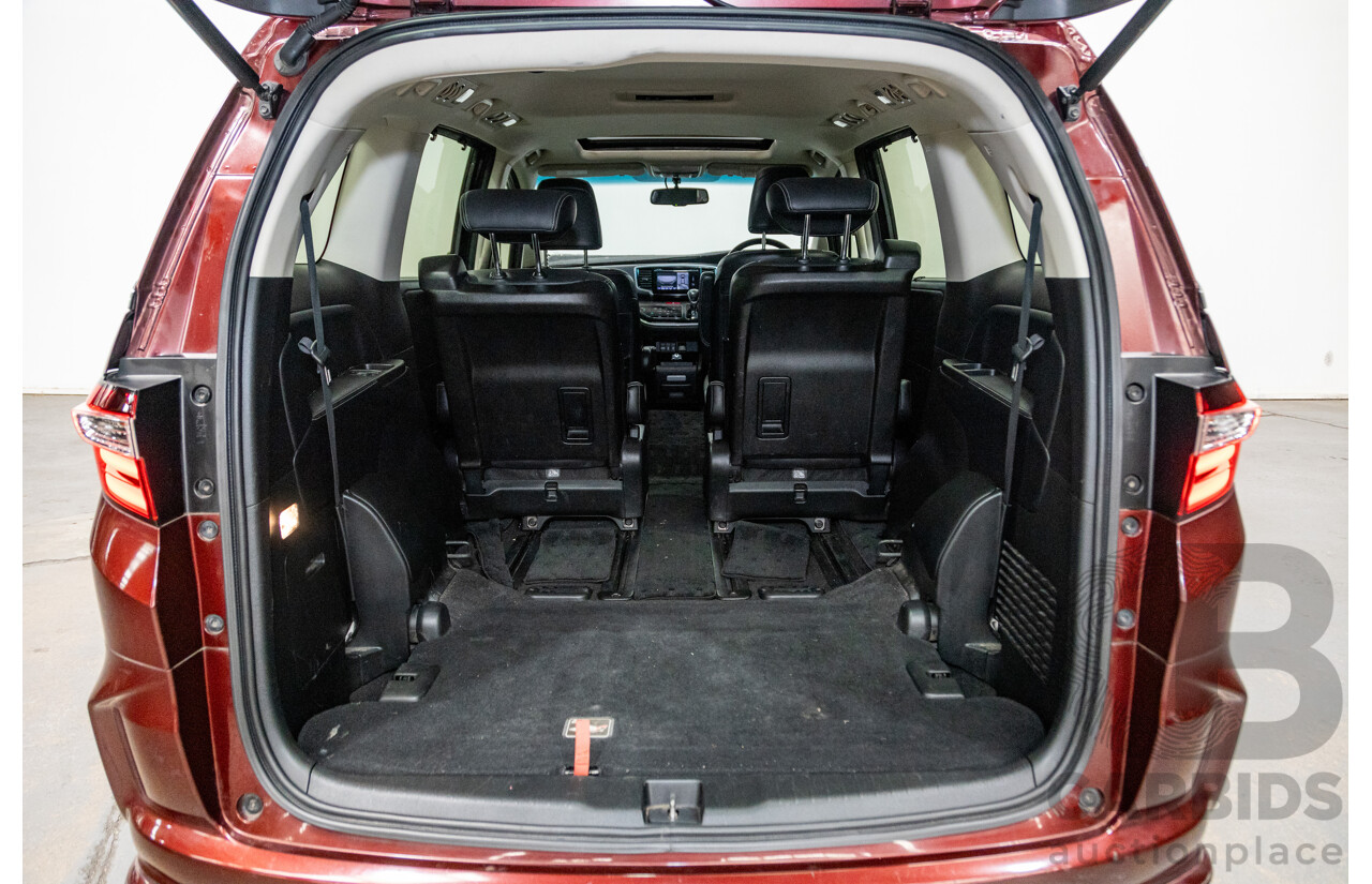 6/2016 Honda Odyssey Vti-L RC MY16 4d Wagon Carnelian Red 2.4L - 7 Seater