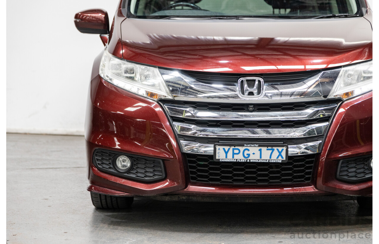 6/2016 Honda Odyssey Vti-L RC MY16 4d Wagon Carnelian Red 2.4L - 7 Seater