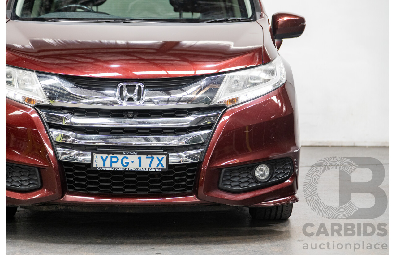 6/2016 Honda Odyssey Vti-L RC MY16 4d Wagon Carnelian Red 2.4L - 7 Seater
