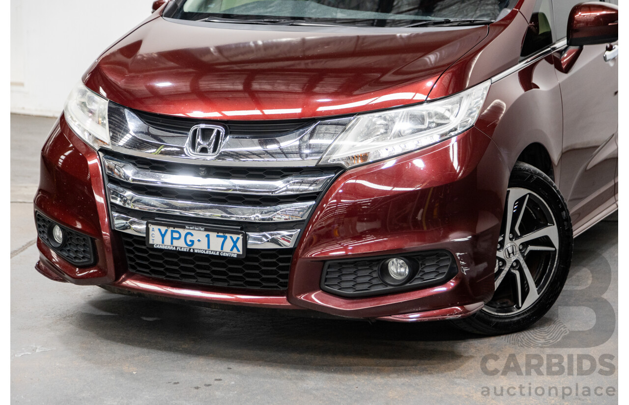 6/2016 Honda Odyssey Vti-L RC MY16 4d Wagon Carnelian Red 2.4L - 7 Seater