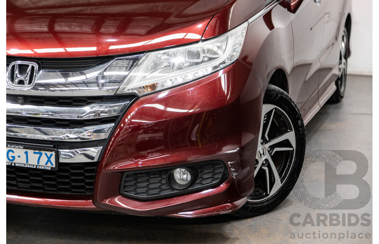 6/2016 Honda Odyssey Vti-L RC MY16 4d Wagon Carnelian Red 2.4L - 7 Seater