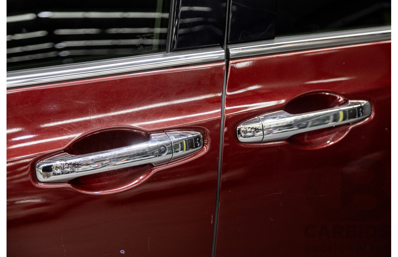 6/2016 Honda Odyssey Vti-L RC MY16 4d Wagon Carnelian Red 2.4L - 7 Seater