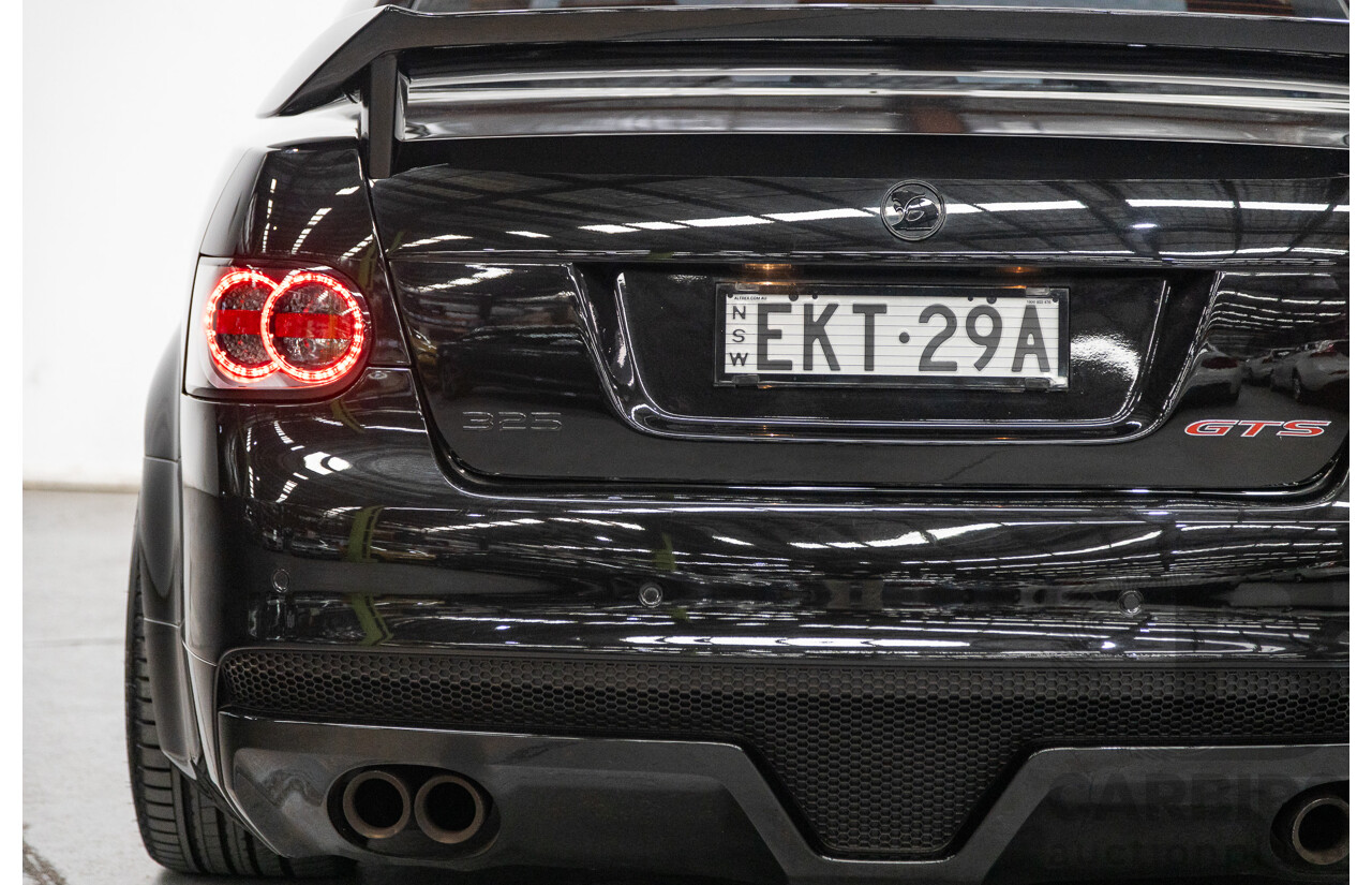 6/2007 Holden HSV GTS VE Series Build Number #1480 4d Sedan Phantom Black V8 6.0L - Harrop Supercharged