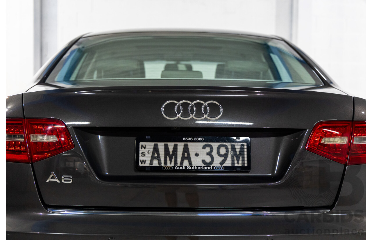 6/2011 Audi A6 2.0 TFSI 4GL 4d Sedan Dakota Grey Metallic Turbo 2.0L