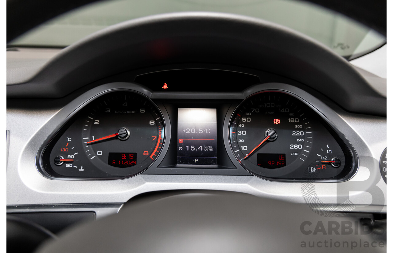 6/2011 Audi A6 2.0 TFSI 4GL 4d Sedan Dakota Grey Metallic Turbo 2.0L