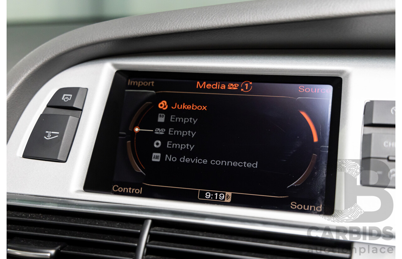 6/2011 Audi A6 2.0 TFSI 4GL 4d Sedan Dakota Grey Metallic Turbo 2.0L