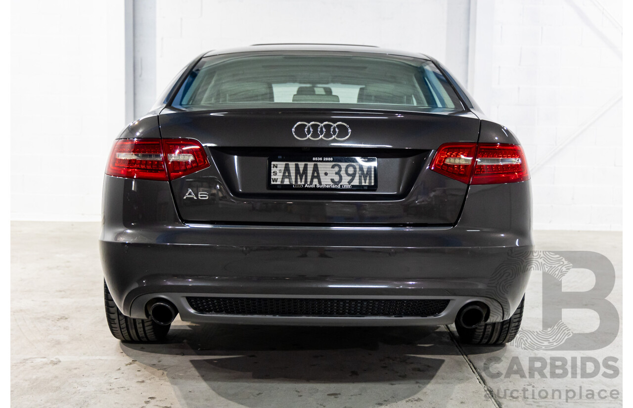 6/2011 Audi A6 2.0 TFSI 4GL 4d Sedan Dakota Grey Metallic Turbo 2.0L