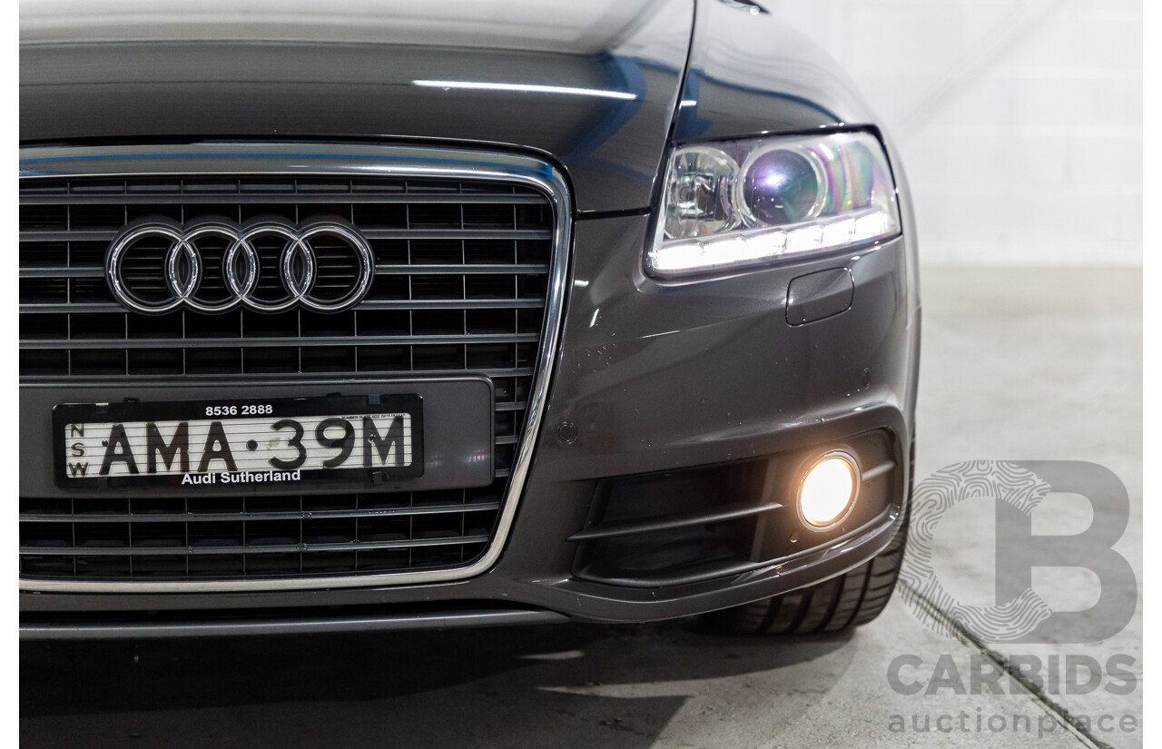6/2011 Audi A6 2.0 TFSI 4GL 4d Sedan Dakota Grey Metallic Turbo 2.0L