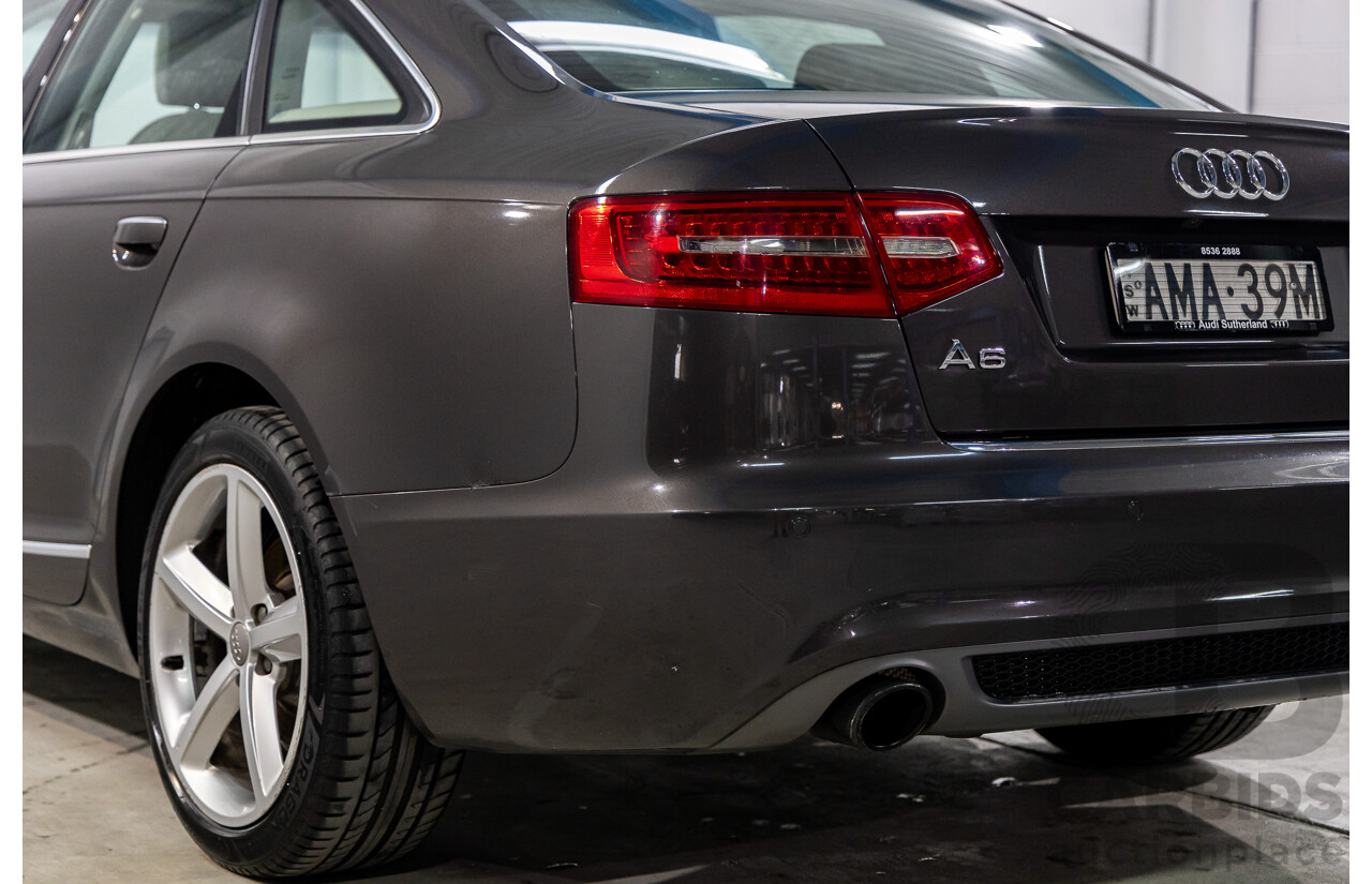 6/2011 Audi A6 2.0 TFSI 4GL 4d Sedan Dakota Grey Metallic Turbo 2.0L