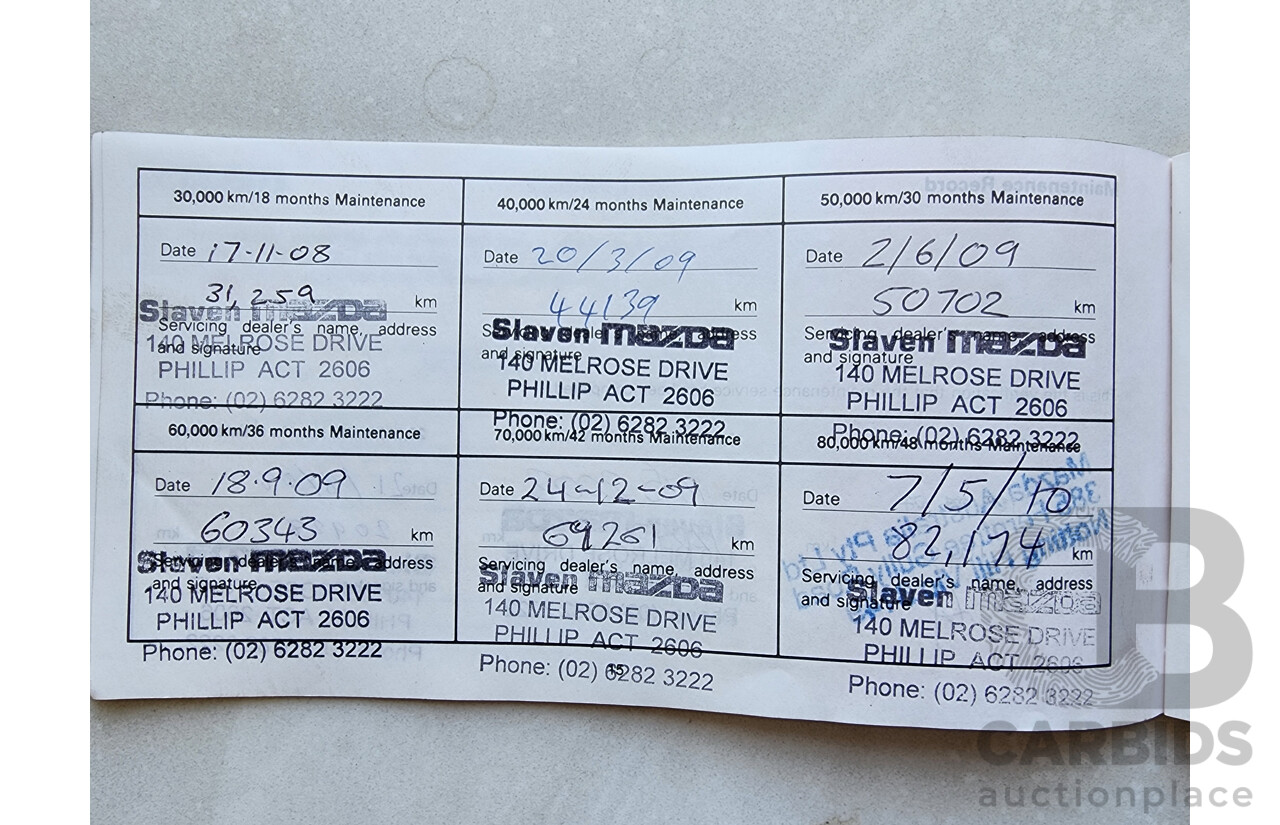 5/2007 Mazda Mazda3 MAXX Sport BK MY06 UPGRADE 4d Sedan Black 2.0L