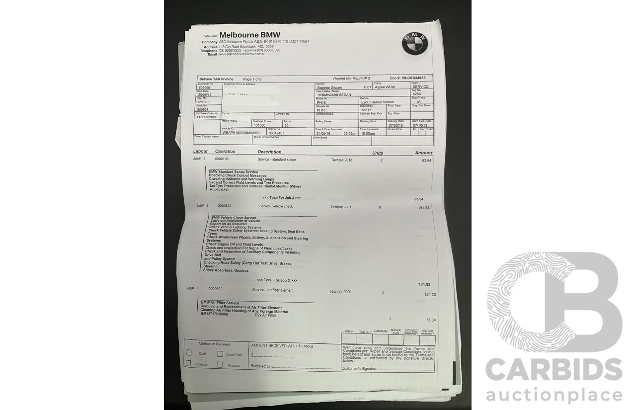 9/2010 BMW 325i Exclusive E90 MY10 4d Sedan Alpine White 2.5L