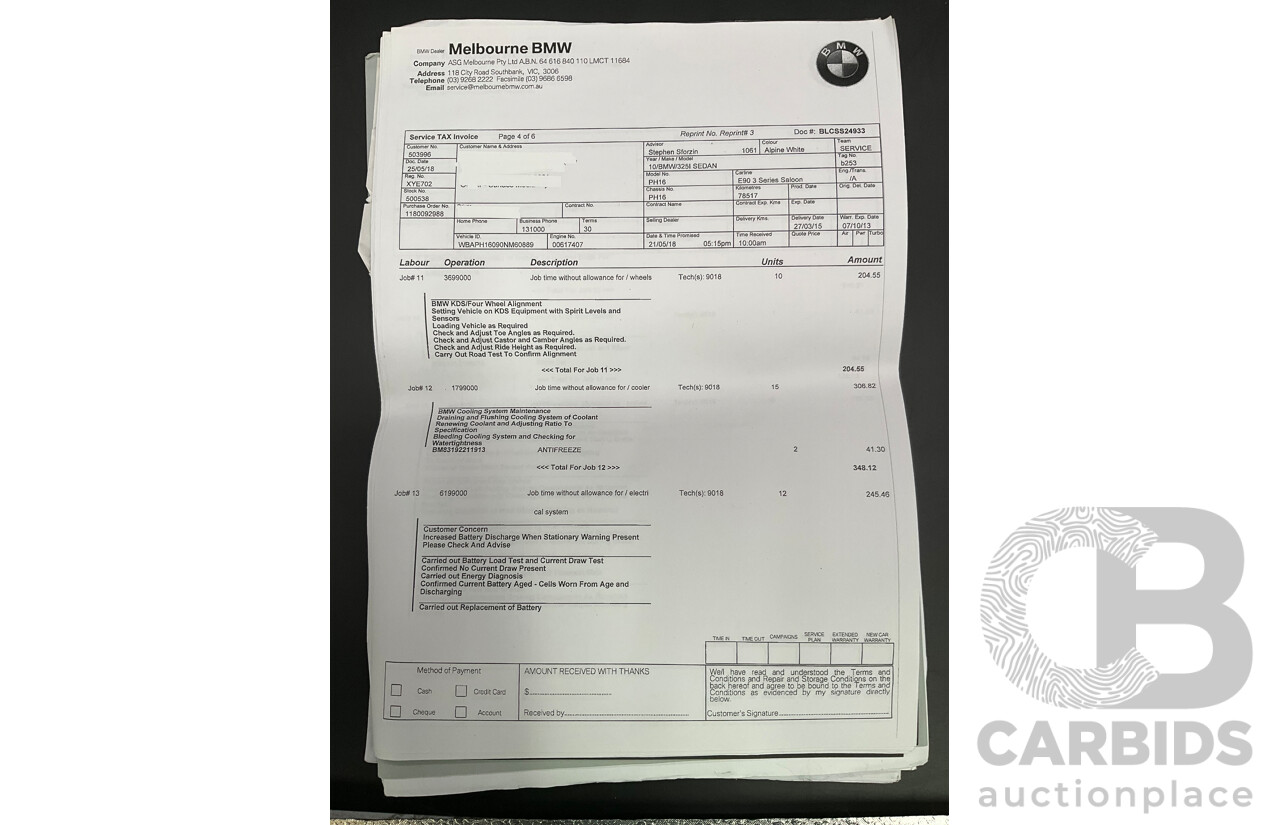 9/2010 BMW 325i Exclusive E90 MY10 4d Sedan Alpine White 2.5L