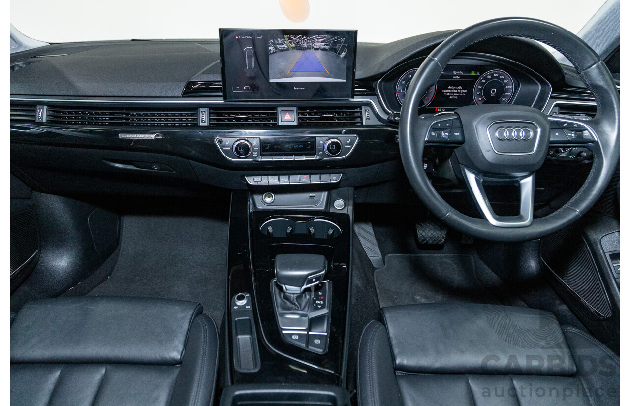 03/2022 Audi A4 45 TFSI S-Line Quattro (AWD) B9 MY22 4d Wagon White Turbo 2.0L