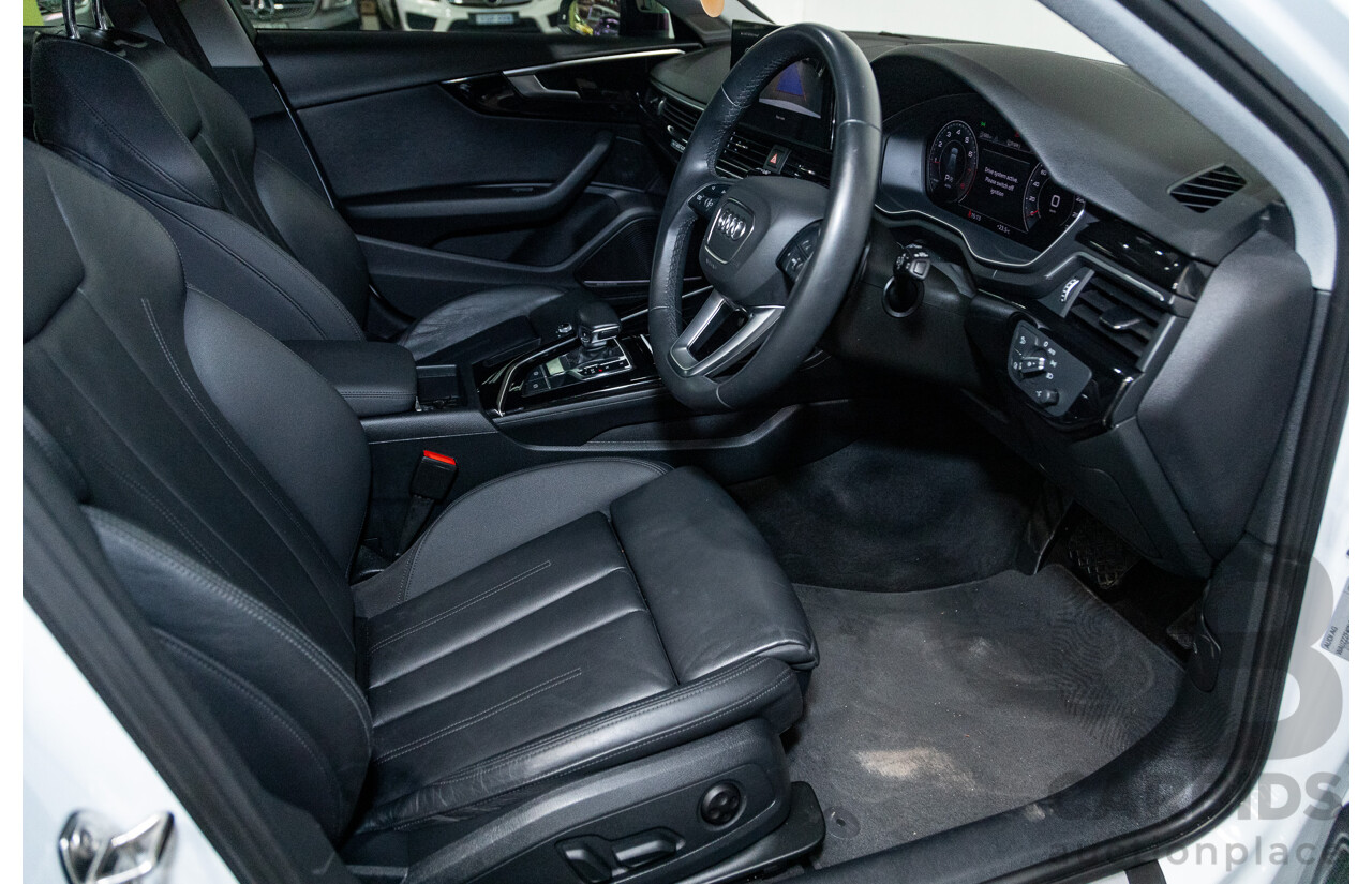 03/2022 Audi A4 45 TFSI S-Line Quattro (AWD) B9 MY22 4d Wagon White Turbo 2.0L