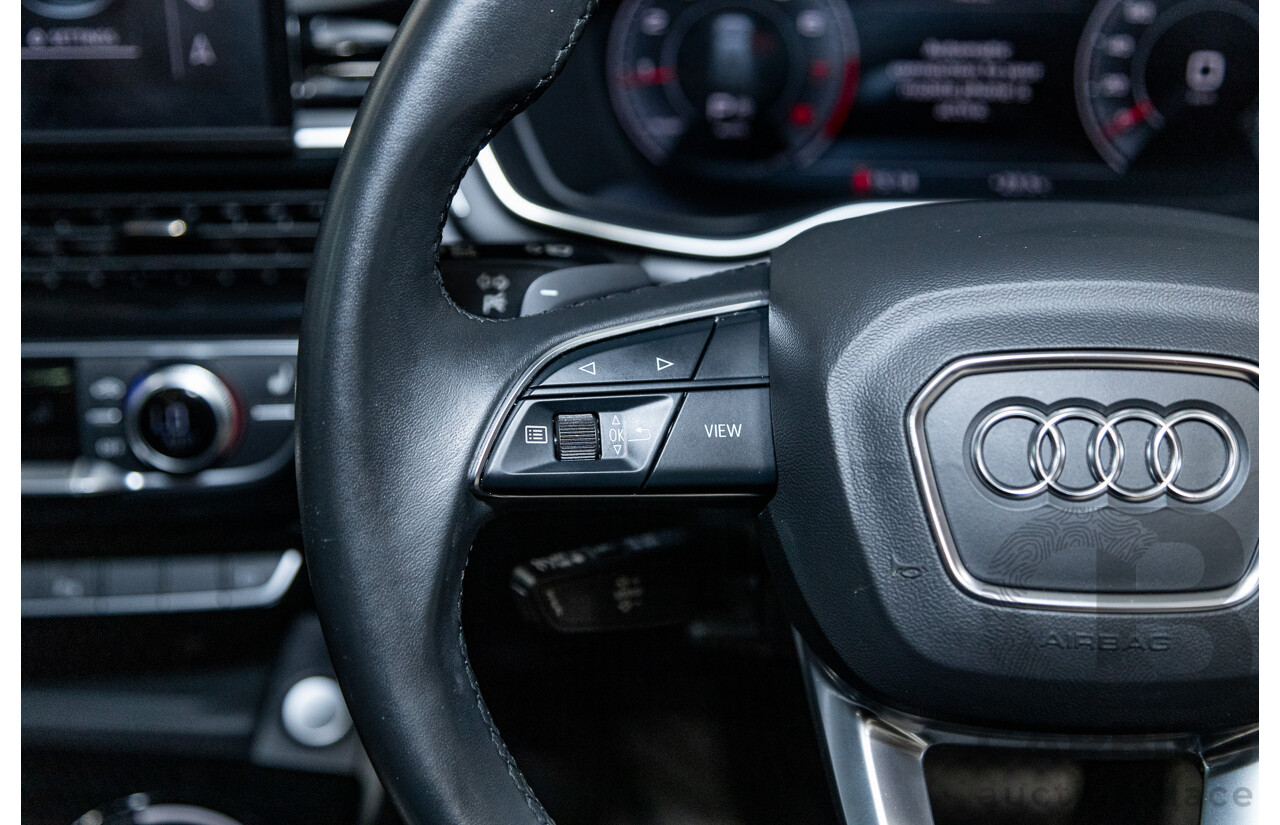 03/2022 Audi A4 45 TFSI S-Line Quattro (AWD) B9 MY22 4d Wagon White Turbo 2.0L