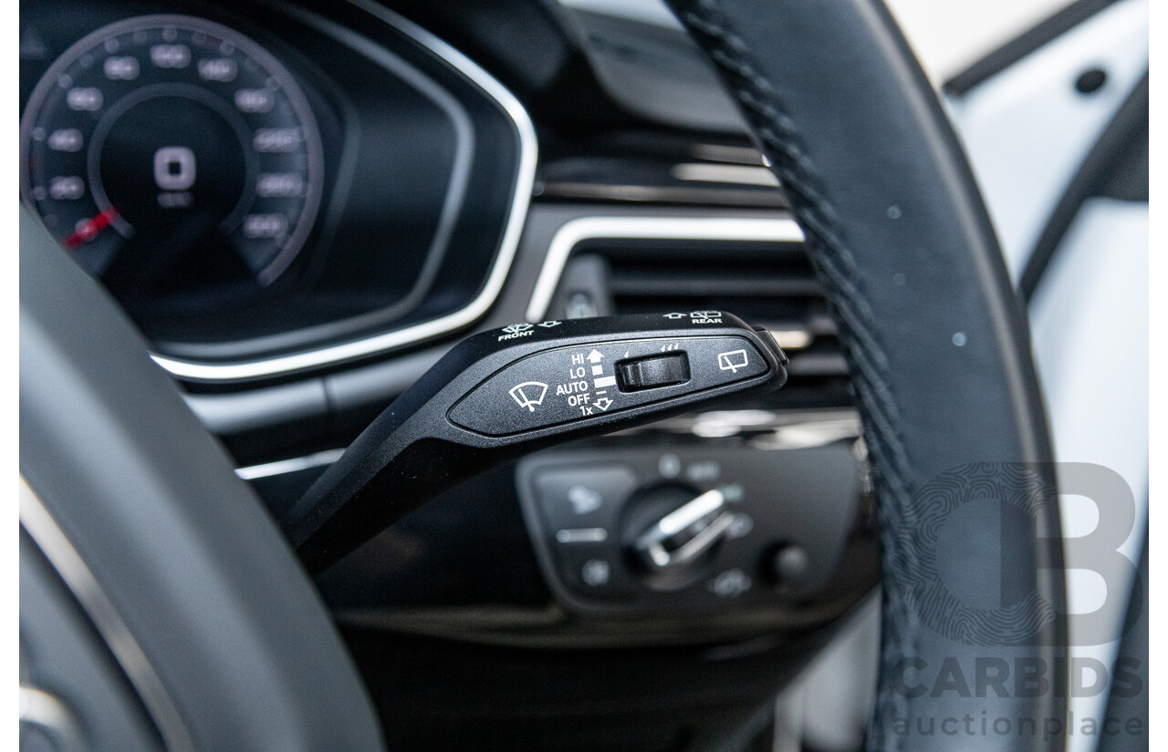 03/2022 Audi A4 45 TFSI S-Line Quattro (AWD) B9 MY22 4d Wagon White Turbo 2.0L