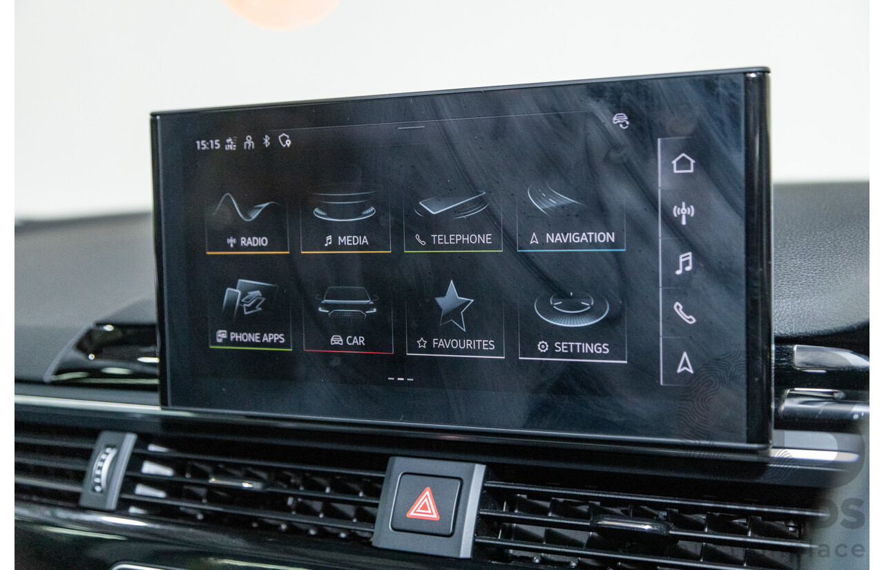 03/2022 Audi A4 45 TFSI S-Line Quattro (AWD) B9 MY22 4d Wagon White Turbo 2.0L