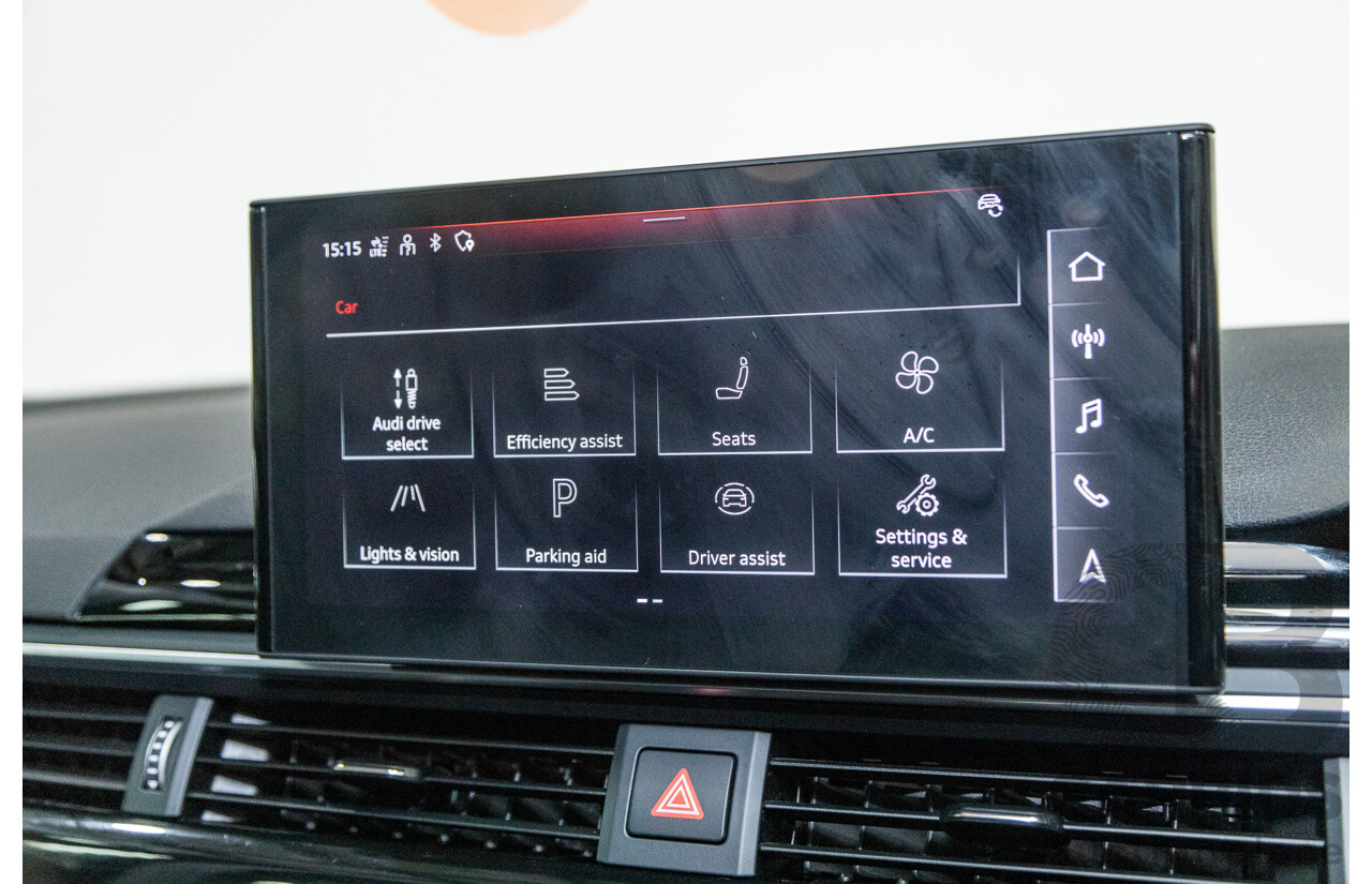 03/2022 Audi A4 45 TFSI S-Line Quattro (AWD) B9 MY22 4d Wagon White Turbo 2.0L