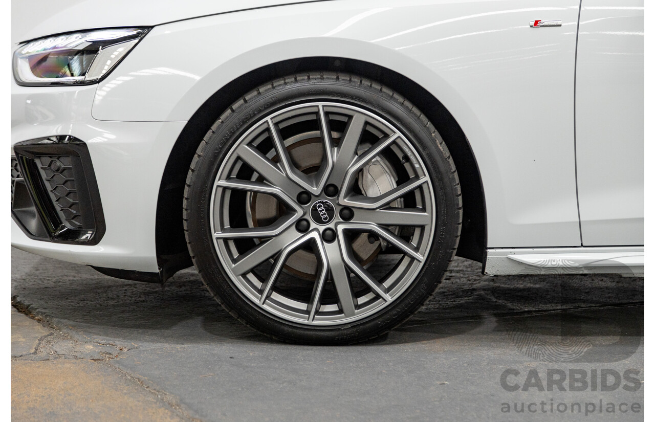 03/2022 Audi A4 45 TFSI S-Line Quattro (AWD) B9 MY22 4d Wagon White Turbo 2.0L