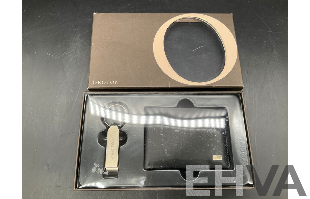 OROTON Mens Wallet Gift Set