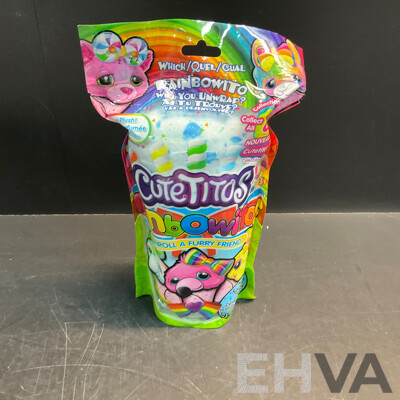 Pink Unicorn Doll in the Bag & Assorted of Craft Items and Stickers