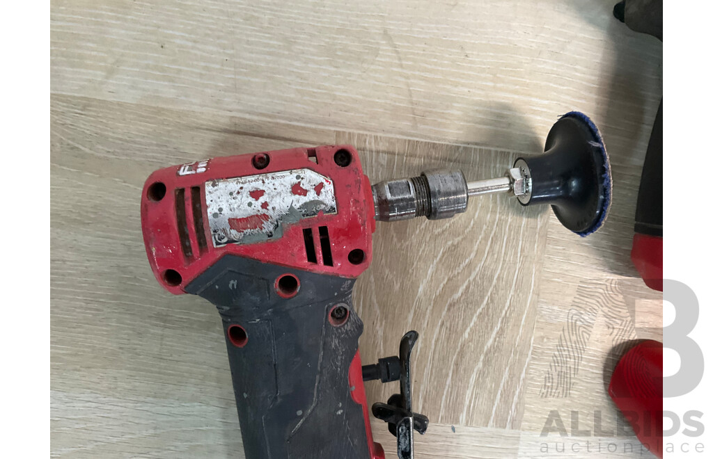 Milwaukee Assorted 12V Cordless Power Tools and Batteries - Lot of 13