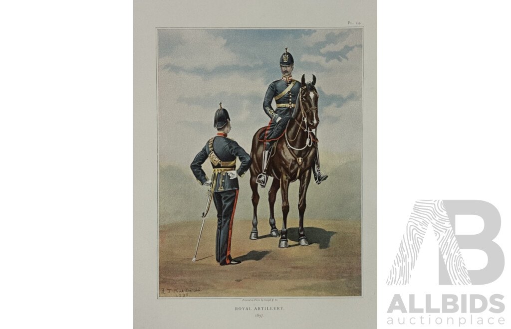 Wonderful Collection of Vintage Prints Including Portraits of Royal Artillery; Historical Australian Landscapes & Landmarks & Three Colonial Paintings From the Late 1800s (approx 45 in Total)