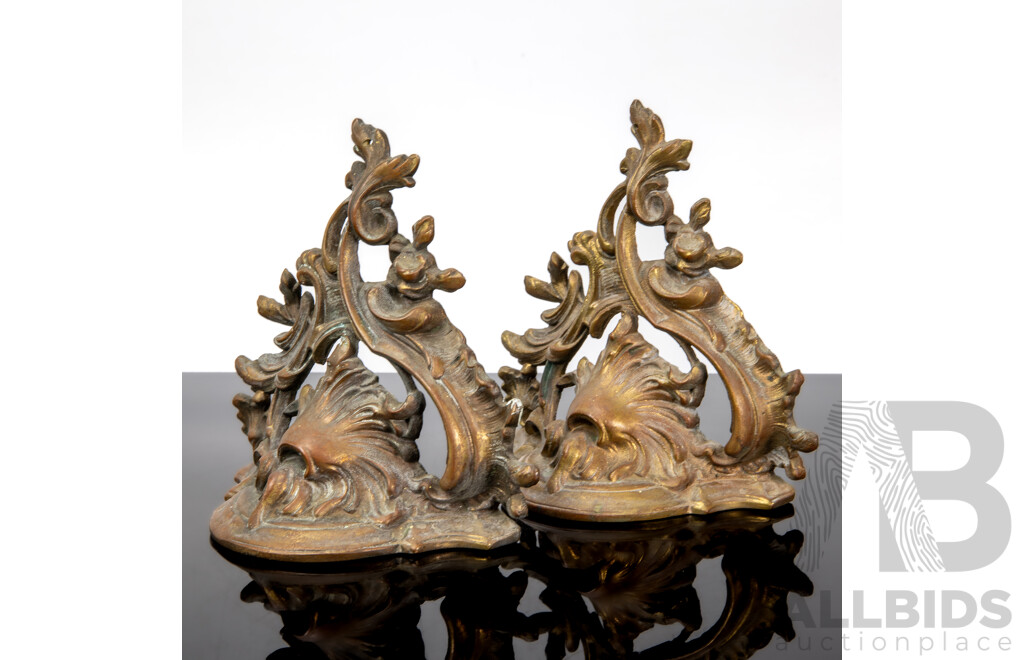 Pair of Vintage Brass Wall Sconces