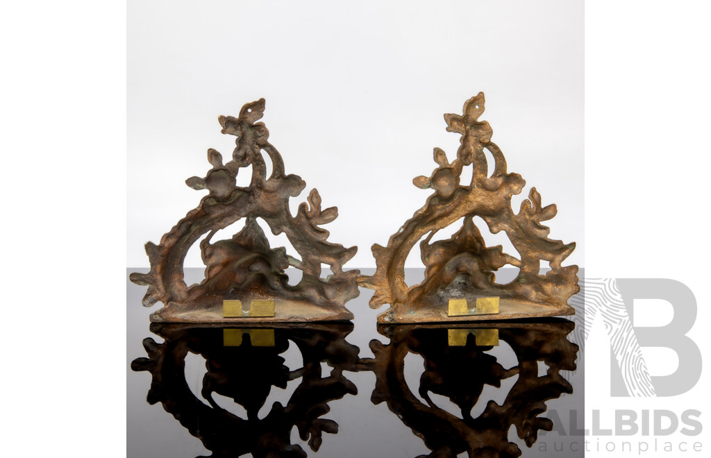 Pair of Vintage Brass Wall Sconces