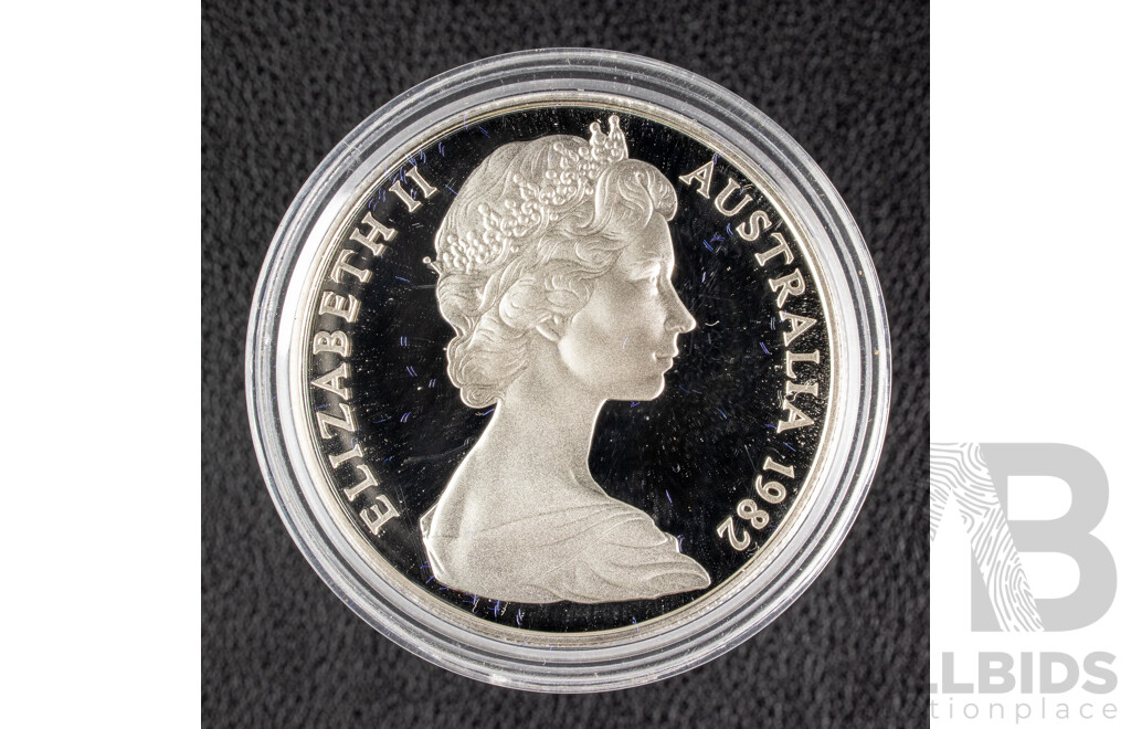 Australian RAM 1982 Silver Proof Ten Dollar Coin, Commonwealth Games .925