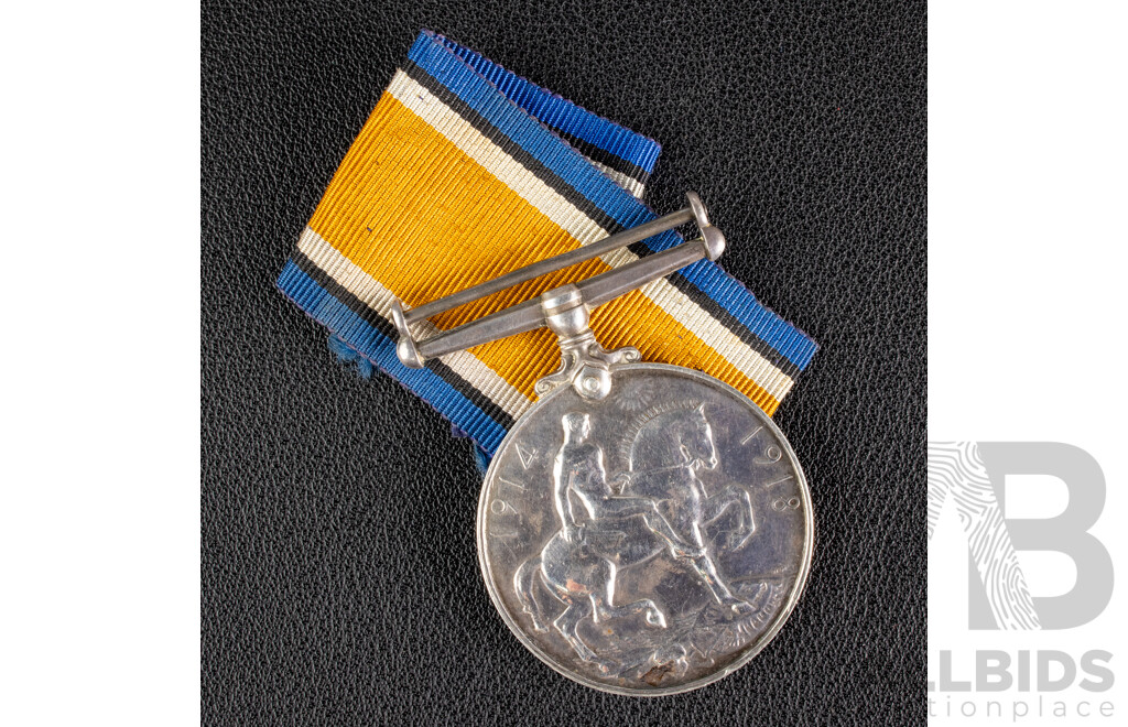 Australian Imperial Forces World War One Silver KGV Service Medal .925