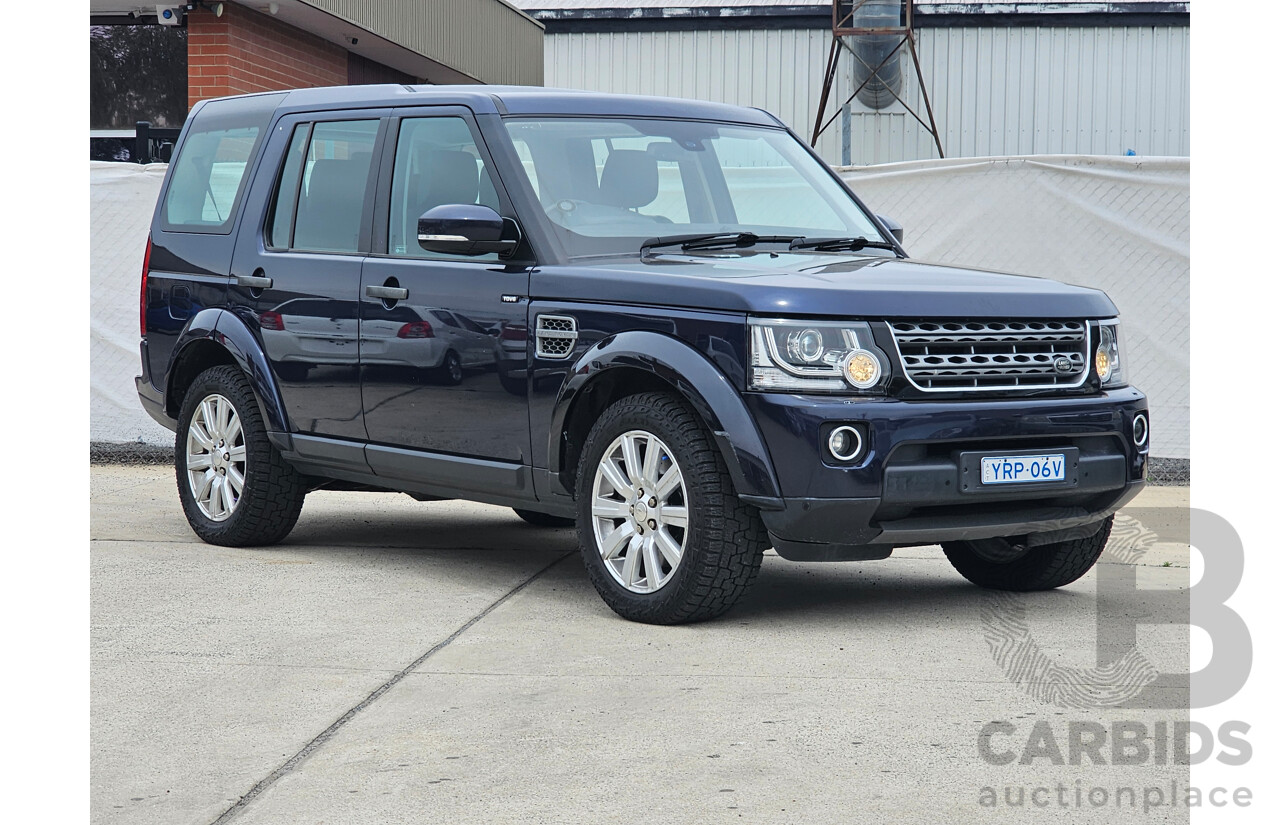 4/2014 Land Rover Discovery 4 3.0 TDV6 MY14 4d Wagon Blue 3.0L